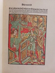 BUCH DER CHIRURGIE HIERONYMUS BRUNSCHWIG MEDIZIN CHIRURGIE GRAVUREN - Bild 1 von 5