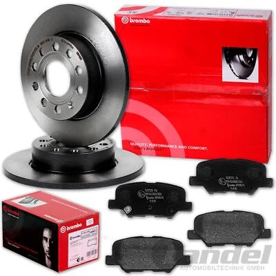 brembo BREMSSCHEIBEN + BELÄGE HINTEN passend für ASX OUTLANDER 4008 C4 Aircross - Bild 1 von 3