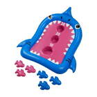 Inflatable Cornhole Finn The Shark - Reef Gang, Pool Float Game 6 Pvc Bags