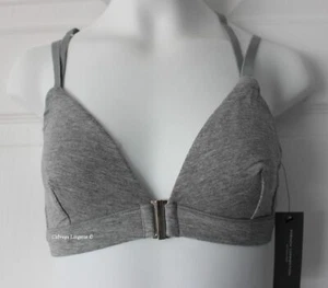 Nuevo con etiquetas French Connection 42700 T-Back inalámbrico, frontal abierto, bralette taza suave, gris - Imagen 1 de 6