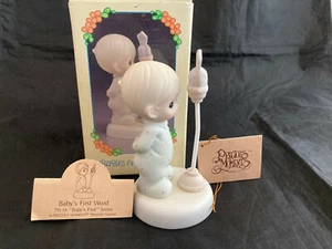 Precious Moments Baby's First Words Figurine With Box 7th in Baby's First Series - Picture 1 of 12