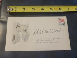 Willie Wood signed Cut Autogramm Green Bay Packers handsigniert Lombardi-Ära - Bild 1 von 8