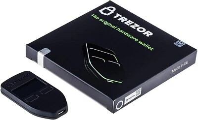 Trezor One Bitcoin Hardware Wallet - Black New Sealed - Crypto model 1 - Image 1 of 4