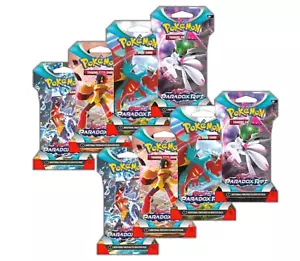 Pokemon TCG: Scarlet and Violet Paradox Rift 8 Sleeved Booster Packs - NEW - Picture 1 of 6