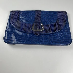 White House Black Market bag clutch blue (No Strap) - Picture 1 of 11