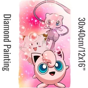 Jigglypuff Mew DIY Full Round Drill 30x40cm Diamond Painting - Picture 1 of 3