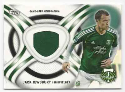 2013 Topps MLS Relics Jack Jewsbury Jersey 1 color Portland Timbers #KIT-JJ - Image 1 of 2