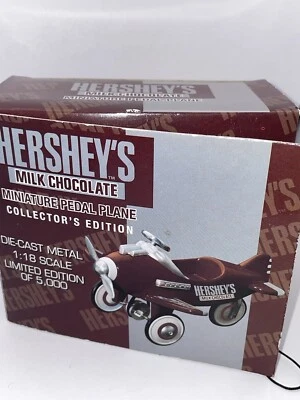 Hershey's Miniature Pedal Plane Limited Edition Scale Die-Cast Metal . - Image 1 of 4