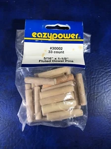Eazypower 5/16" x 1-1/2" Fluted Dowel Pins - Package of 33 - Picture 1 of 3