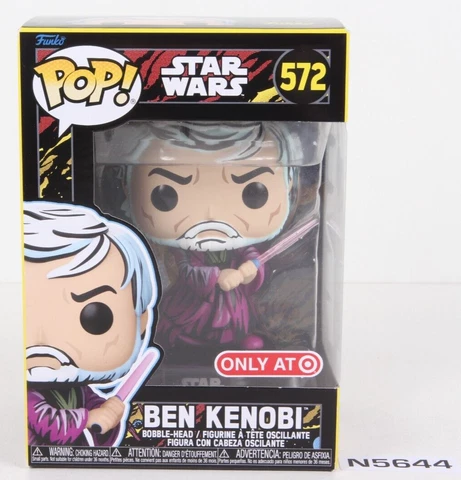 FUNKO POP Star Wars BEN KENOBI 572 Target Exclusive NEW Cover