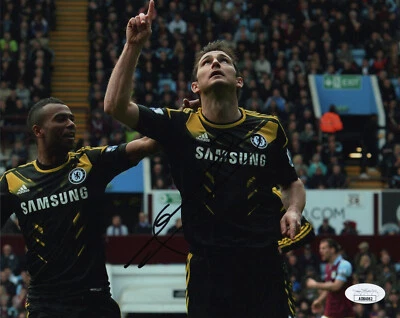 Foto firmada autografiada por Frank Lampard del Chelsea FC 8x10 EPL CERTIFICADO DE AUTENTICIDAD JSA #8 Foto 1 de 2