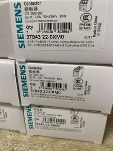 NEW Siemens 3TB4322-0XM0 3TB43 22-0XM0 Contactor - Picture 1 of 5