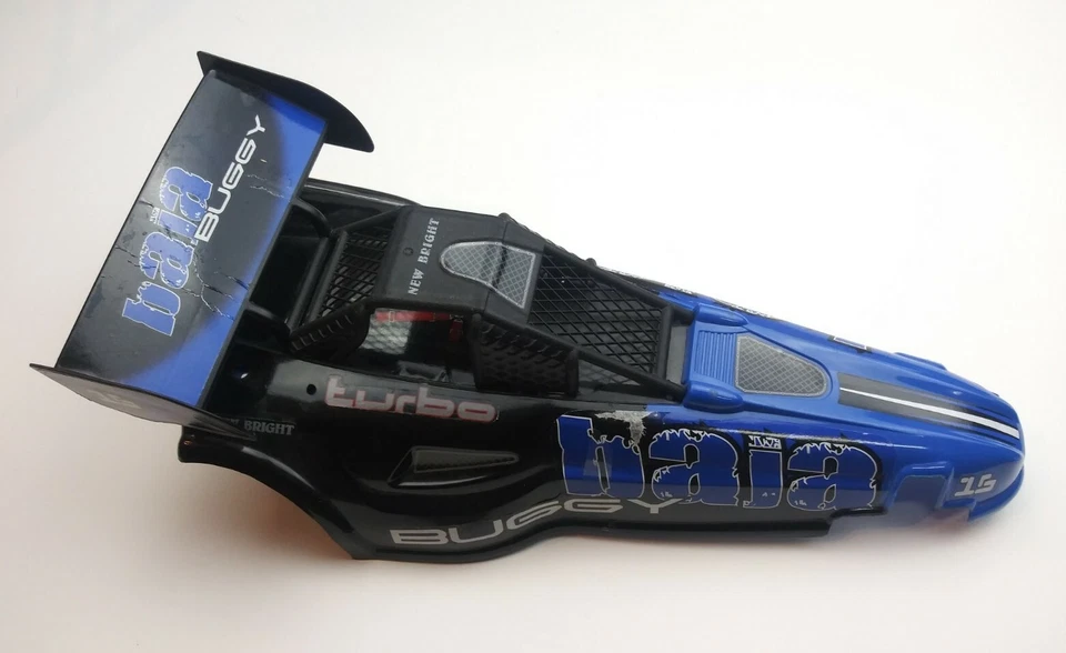 "Baja Buggy Turbo azul y negro nueva carrocería brillante escala 14"" 1:14" Foto 1 de 4