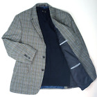 Tommy Hilfiger Wool Sports Coat Sz R42 Plaid 2 Button Lined Blazer