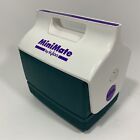 Mini Mate Cooler By Igloo Jade Teal Purple And White 1998 Vintage Made in USA