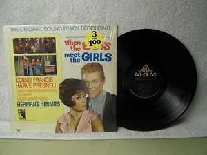 When The Boys Meet The Girls LP Very Clean In Shrink 1965 Soundtrack Mono Orig! - Imagen 1 de 8