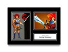 Larry Kenney Signed A4 Photo Autograph ThunderCats Lion-O Gift Display + COA