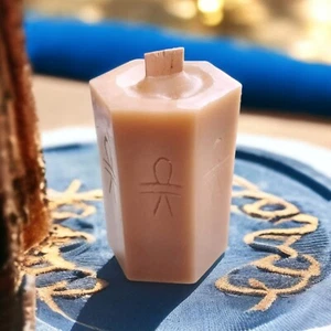 Altägyptische SA Symbol Ritual Kerze [Tawaret & Bes] - Bild 1 von 2