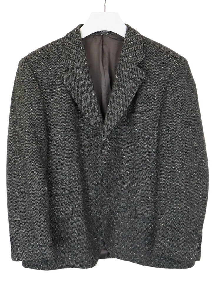 Austin Reed Langley3 JKT Blazer Hombre (GB) 36 Pura Lana Virgen Espiguilla - Imagen 1 de 4