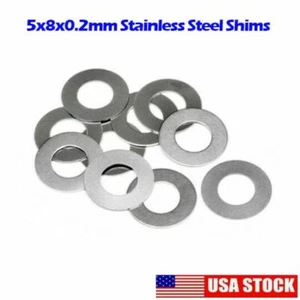 (10) Rondelle per spessori radiocomandate in acciaio inox M5 5x8 mm con spessore 0,2 mm 5x8x0,20 - Foto 1 di 1