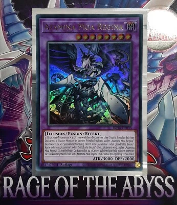 YUGIOH - Azamina Moa Regina - Ultra Rare - ROTA-EN033 - Rage of the Abyss EN/DE - Bild 1 von 4