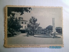 cartolina LIVORNO caserma 7° regg. artiglieria - monumento ai caduti