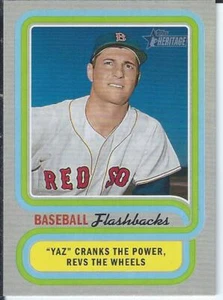 Carl Yastrzemski 2019 Topps Heritage Baseball Flashbacks - Picture 1 of 1