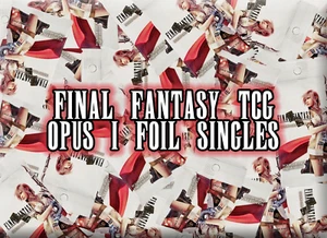 Final Fantasy TCG Trading Card Game Opus 1 *FOIL* Singles Legend Hero Rare Commo - Picture 1 of 159