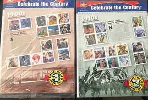 JUEGO DE 2 HOJAS CELEBRATE THE CENTURY USPS TODAVÍA EN EMBALAJE 1900 Y 1910 - Imagen 1 de 5