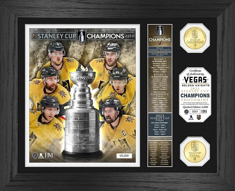 Vegas Golden Knights Stanley 杯横幅牌全新仅限提货 — 第 1/1 张图片