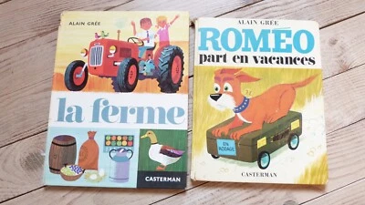 Lot 2 livres vintage Alain Grée années 60 Editions Casterman - Photo 1/4