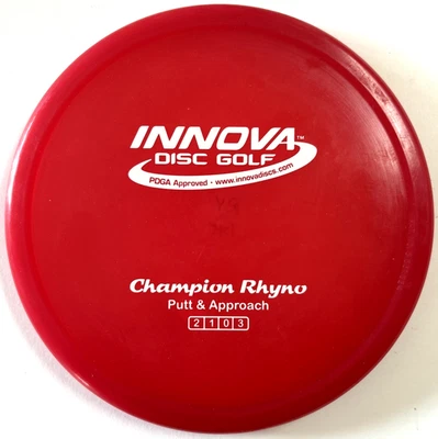 Innova Champion Rhyno San Marino Made 174g Scaled Red Gummy New - Image 1 of 4