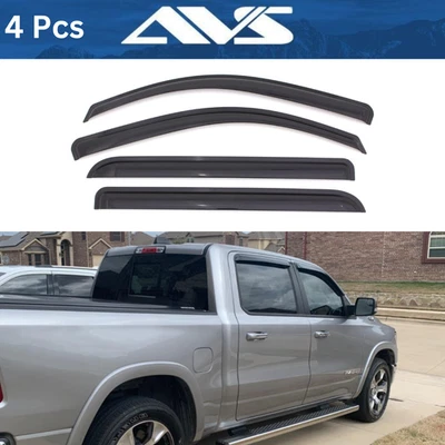 AVS Vent Visors Rain Guards for 2019-2025 Ram 1500 Crew Cab – Window Deflectors Foto 1 de 4