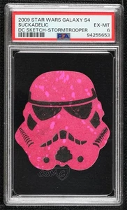 2009 Star Wars Galaxy Series 4 Shaped 1/1 $uckadelic PSA 6 Auto Sketch i1f - Picture 1 of 3