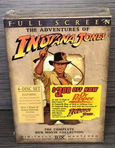The Adventures Of Indiana Jones (4-Disc DVD Set 2003) Full Frame New Sealed! - Picture 1 of 7
