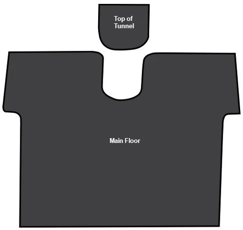 Chevrolet Truck Sound Deadener 1955-58 2 piezas EVA Foto 1 de 1