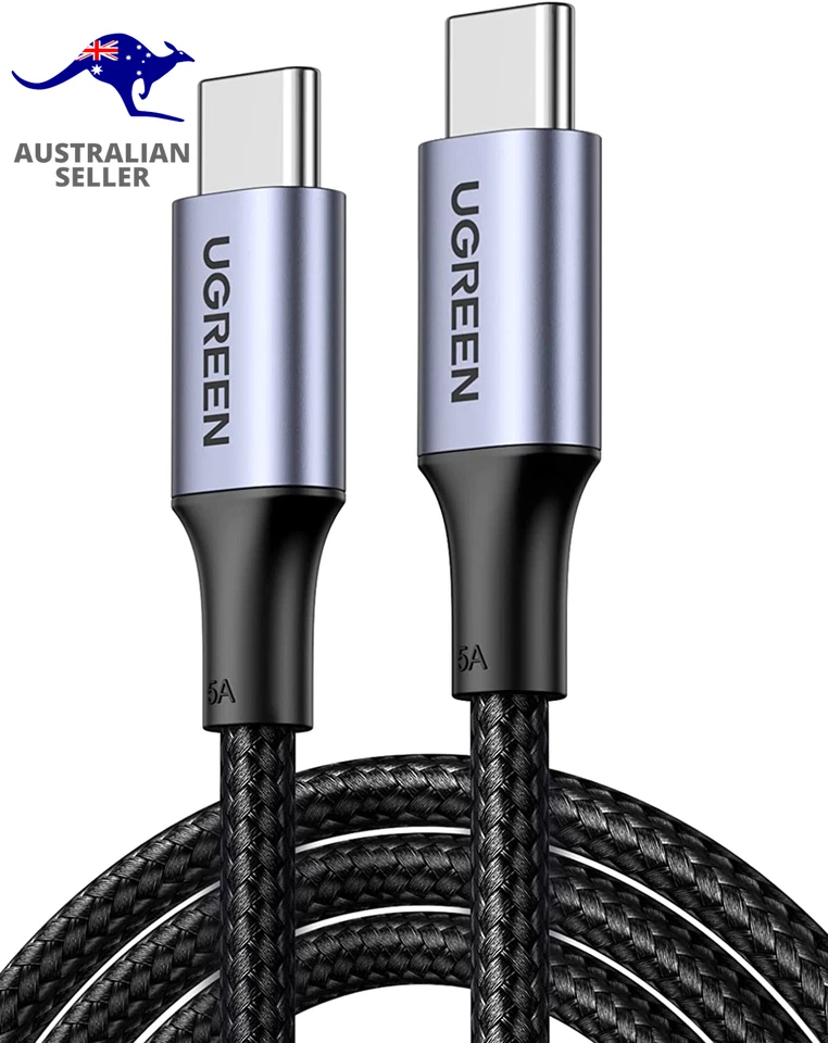 UGREEN 100W USB C to USB C Cable Type C Power Delivery PD Fast Charging Cord U