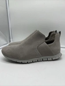 Cole Haan Zerogrand Slip On Ankle Booties Womens Size 10 Ironstone Gray Suede - Picture 1 of 5