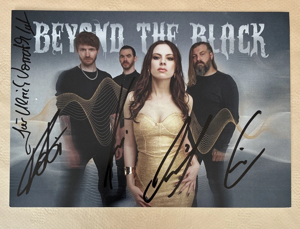 Autogrammkarte Beyond The Black 2025 handsigniert  Rising High - Bild 1 von 1
