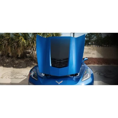 Black Sport Fade Hood Graphic for 2014-2019 Chevy Corvette C7 [Vinyl] - Image 1 of 2