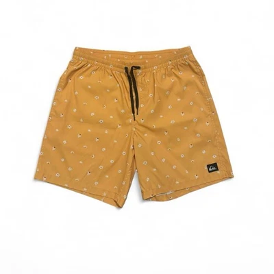 Pantalones Cortos de Natación Quiksilver Vintage Y2K Estampado Floral Ropa de Surf Talla M Foto 1 de 4