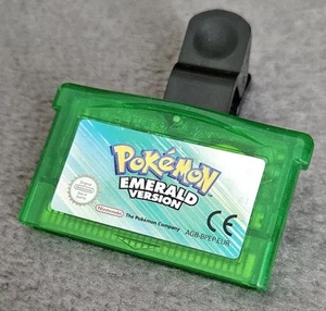 Pokémon Emerald Version Nintendo Gameboy Advance Genuine UK PAL New Battery - Picture 1 of 16