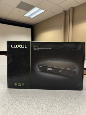 LUXUL ABR- 4500 Epic 4 Gigabit Router Rear Ports - Black - Image 1 of 4