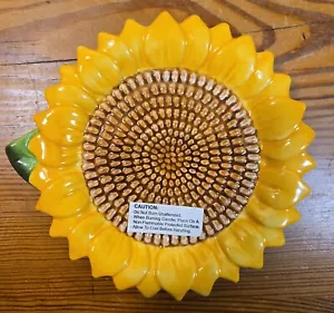 Russ Berrie Sunflower Harvest Kerzenhalter Schale - Bild 1 von 4