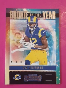 2020 Panini Contenders Rookie Of The Year Van Jefferson LA Rams RC - Bild 1 von 2