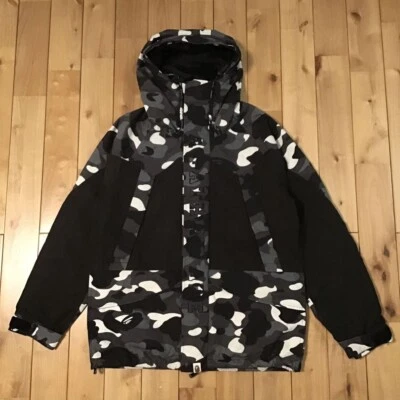 BAPE Glow in the Dark city camo snowboard jacket Black A Bathing Ape Size M - Image 1 of 4