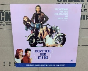 Don't Tell Her It's Me (LASERDISC) Steve Guttenberg Shelly Long Jami Gertz RARE! - Picture 1 of 3