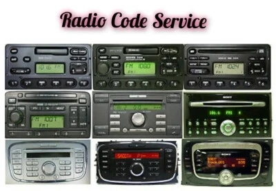 Ford Radio Code Unlock V OR M Code Serial Fiesta Focus Transit Kuga C max S max - Image 1 of 4