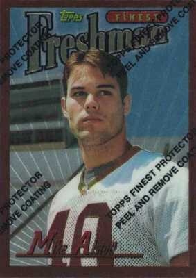 1996 Finest  #335 - Mike Alstott, RC w/coating - Tampa Bay Buccaneers - Image 1 of 2