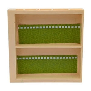 Playmobil pared blanca/verde 7×7 cm estante ciudad casa suelto - Imagen 1 de 1